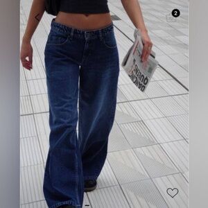 Motel rocks roomy extra wide low rise jeans